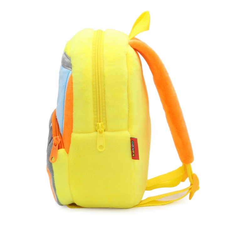 Plecak z maszynami budowlanymi dla dziecka