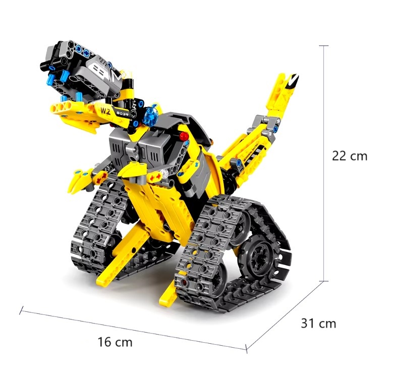 Klocki Robot Dinozaur 2w1 R/C zdalnie sterowane
