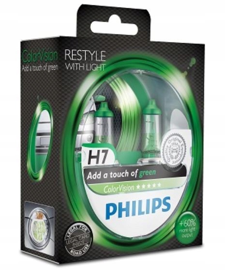 Philips ColorVision Zielona H7