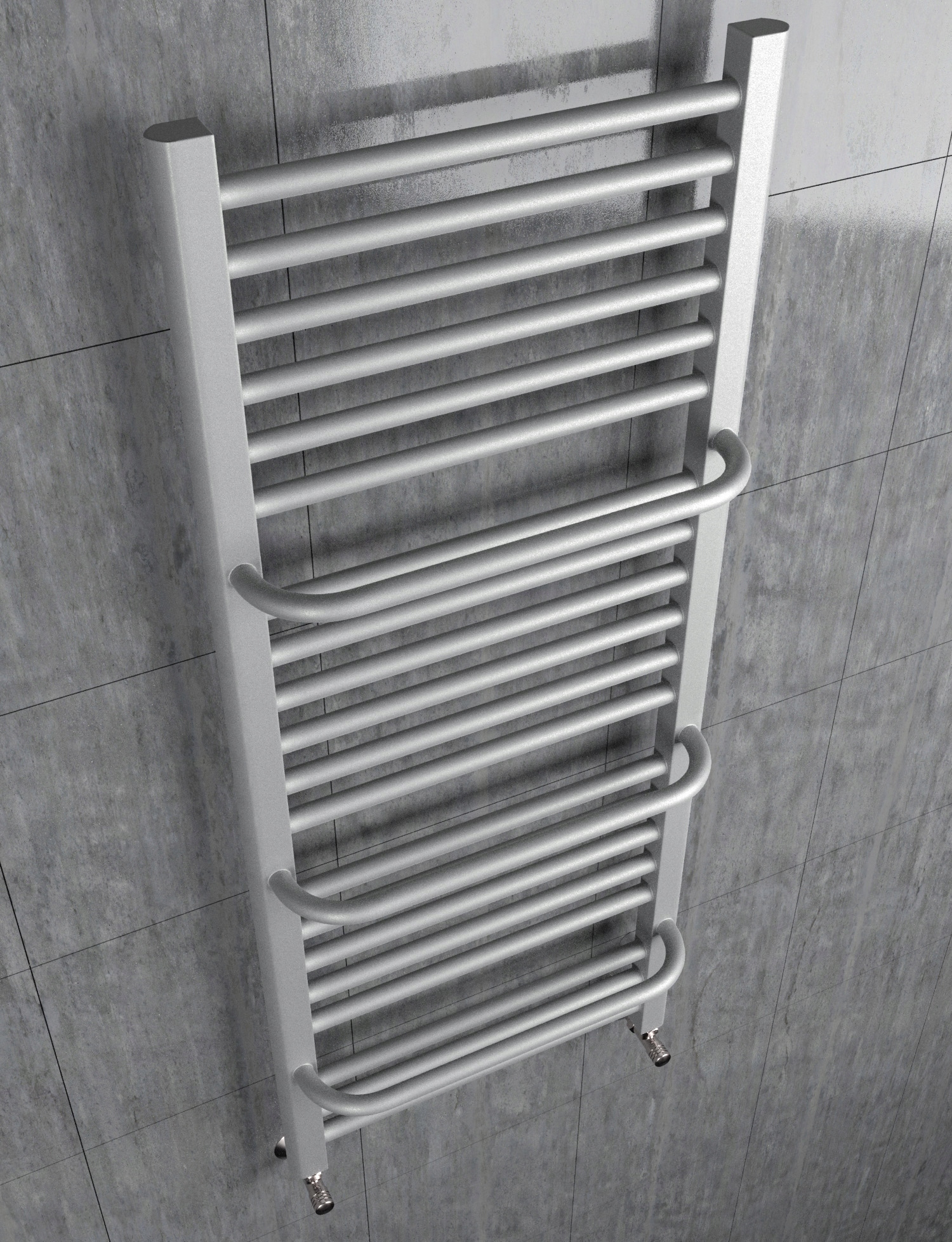 GRZEJNIK ŁAZIENKOWY -KATE 940/650 SREBRNY