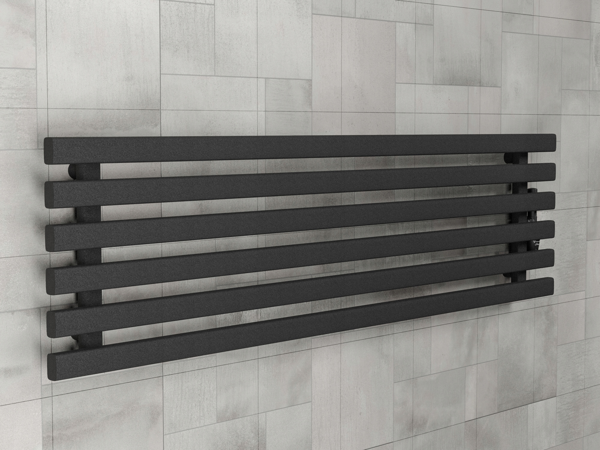 GRZEJNIK DEKORACYJNY MINI 45/100 CZARNY STRUKTURA