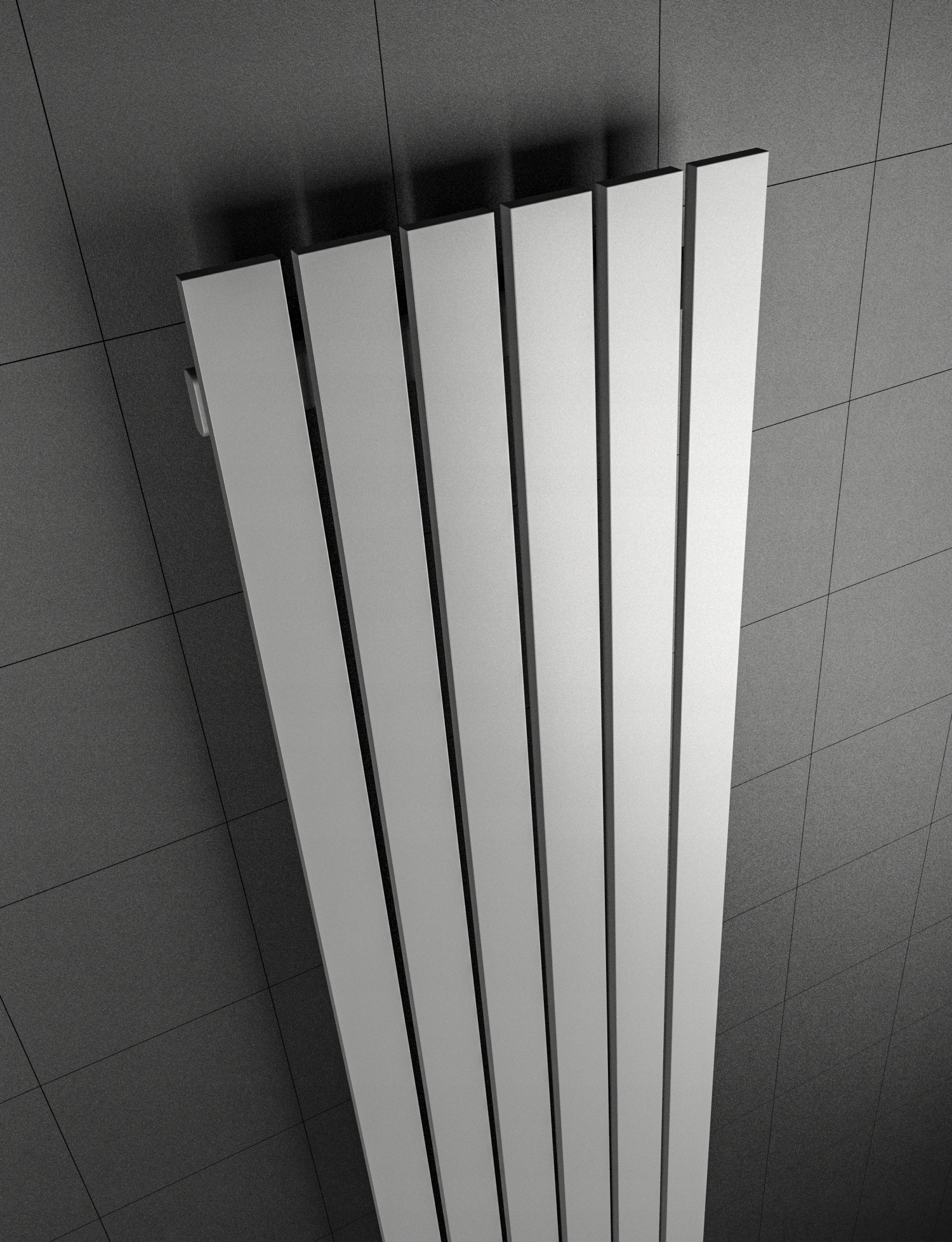 GRZEJNIK DEKORACYJNY PIONOWY-R 100/45 SREBRNY