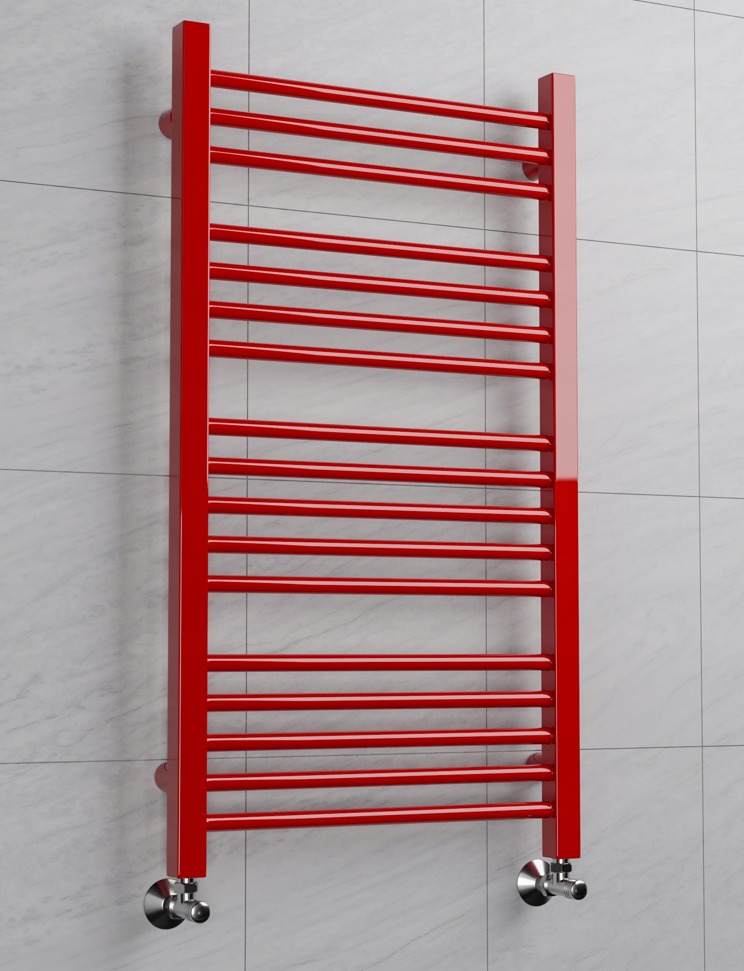 GRZEJNIK ŁAZIENKOWY -DRABINKA 720/450 CZERWONY