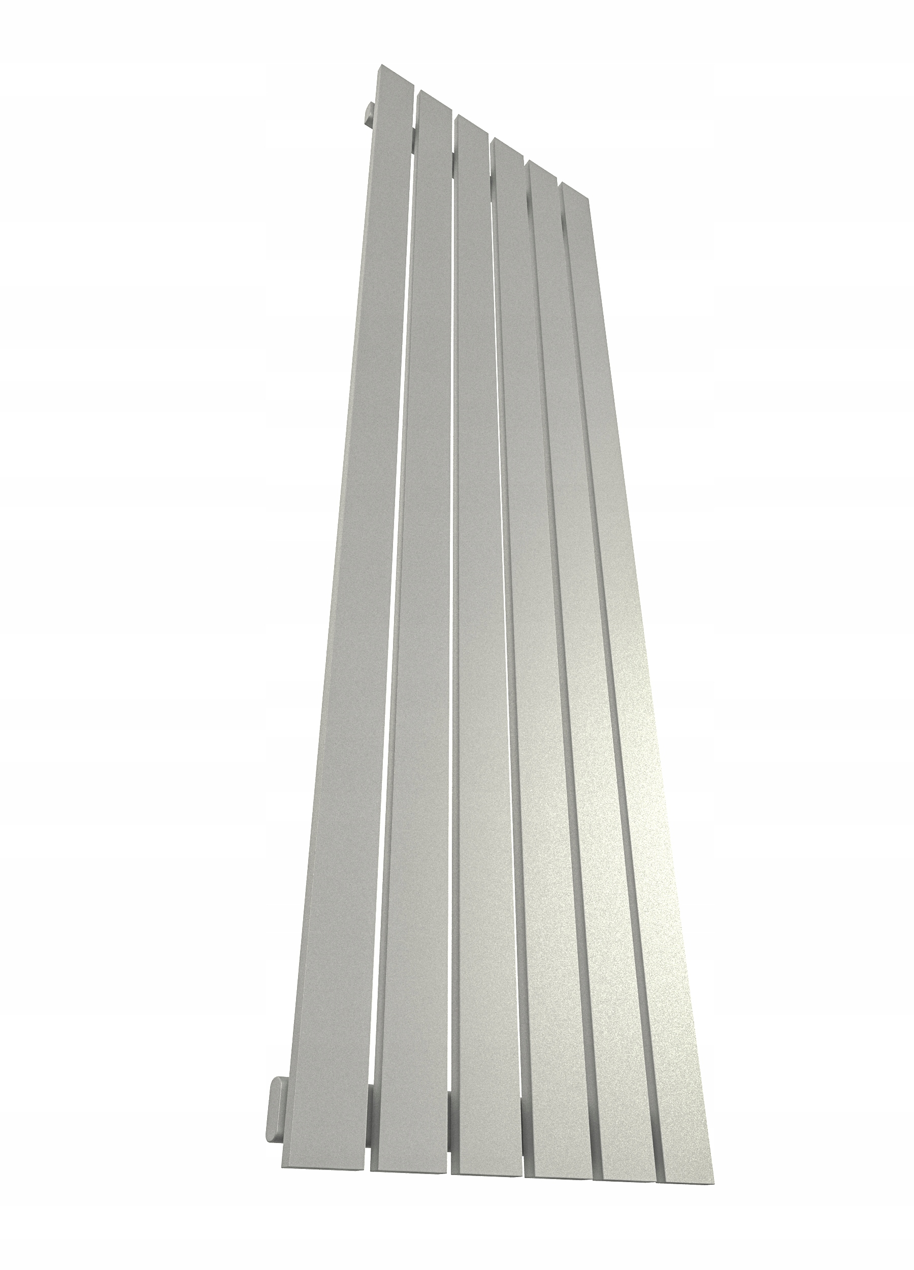 GRZEJNIK DEKORACYJNY PIONOWY-R 100/37 SREBRNY