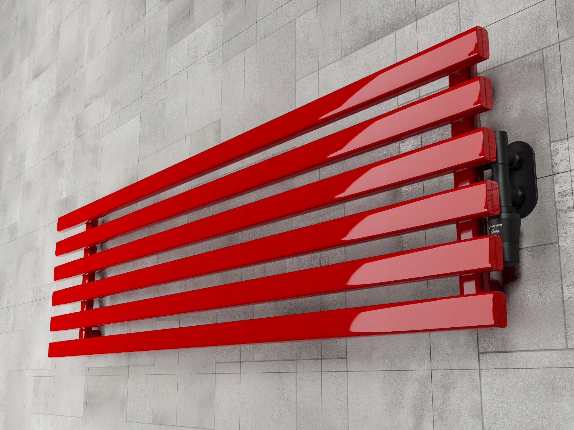 GRZEJNIK DEKORACYJNY MINI 45/180 CZERWONY