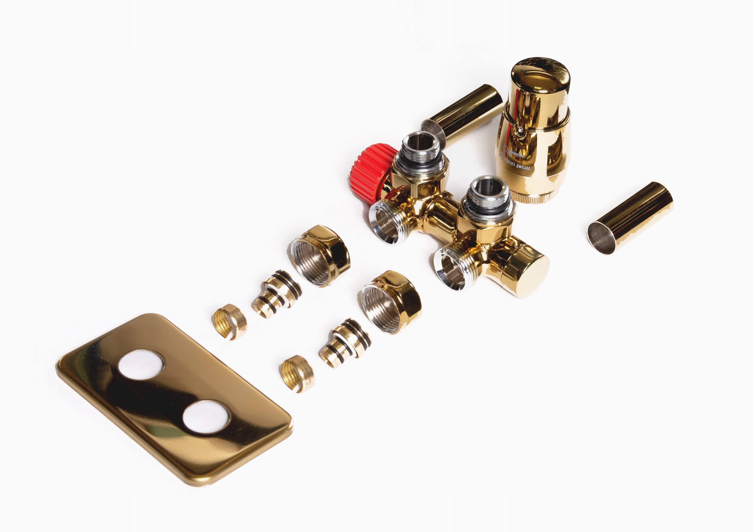 ZAWÓR TERMOSTATYCZNY TWINS ALL IN ONE - ZŁOTY