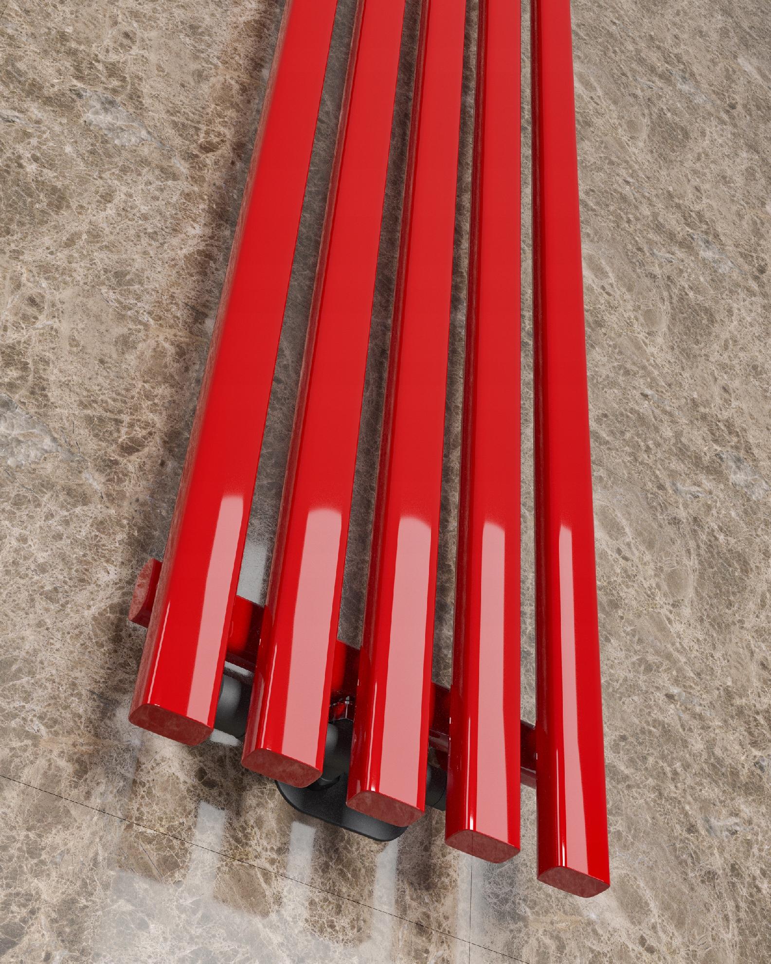 GRZEJNIK DEKORACYJNY MIKI 120/37 CZERWONY