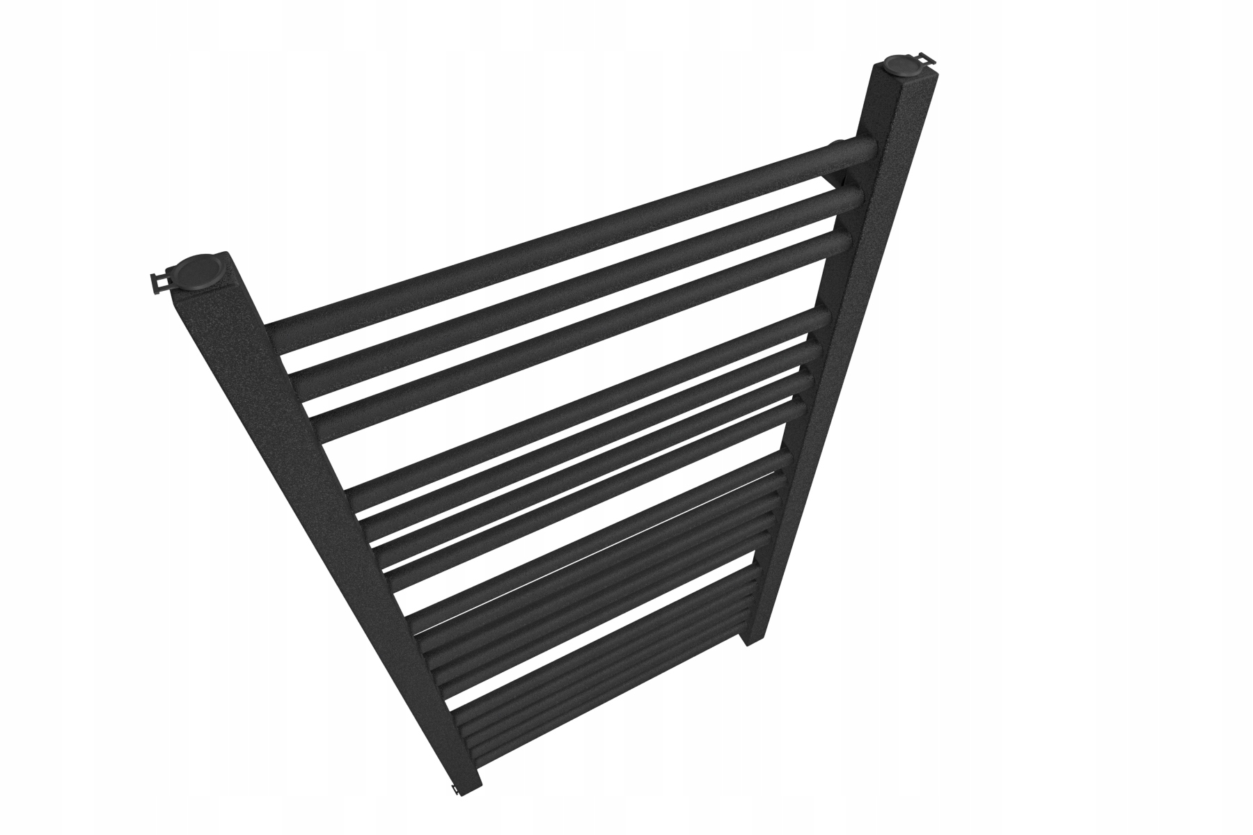 GRZEJNIK ŁAZIENKOWY -DRABINKA 1350/650 CZARNY STRU