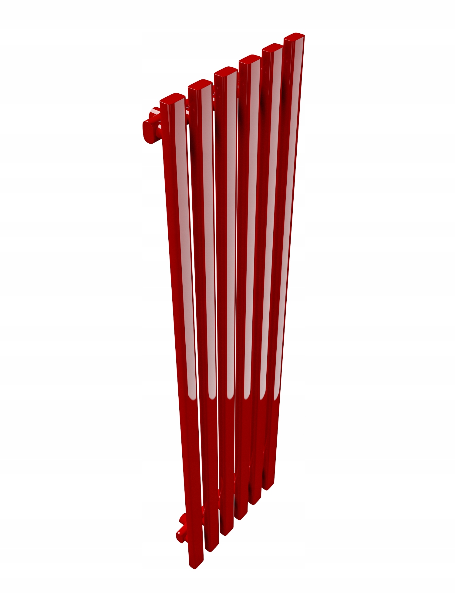 Grzejnik Pionowy Dekoracyjny 140/45 CZERWONY