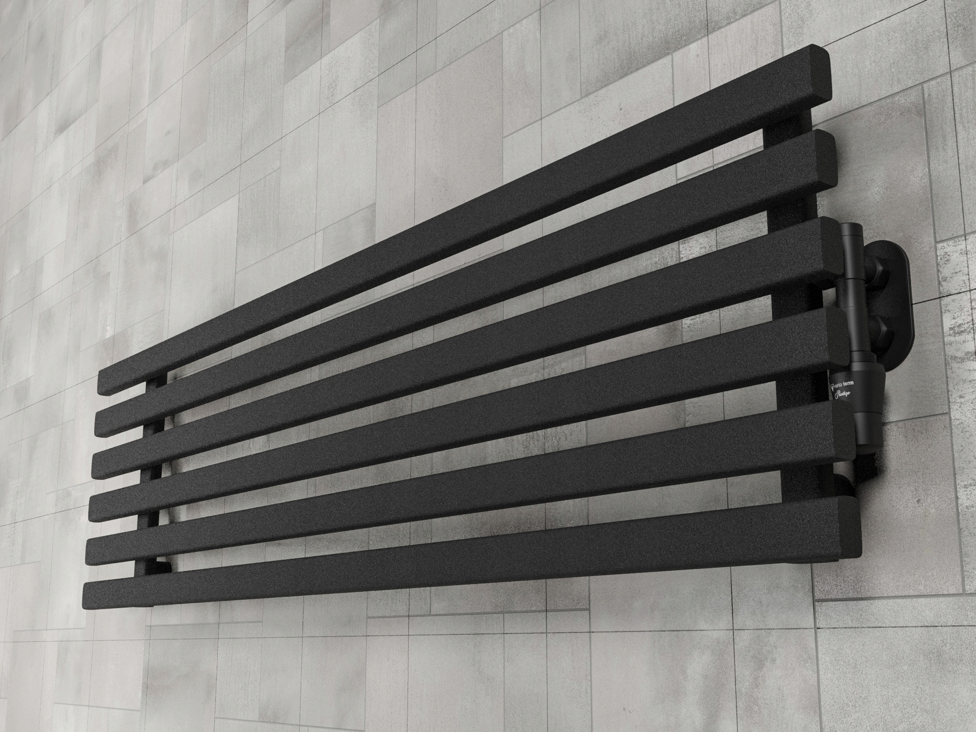 GRZEJNIK DEKORACYJNY MINI 45/100 CZARNY STRUKTURA