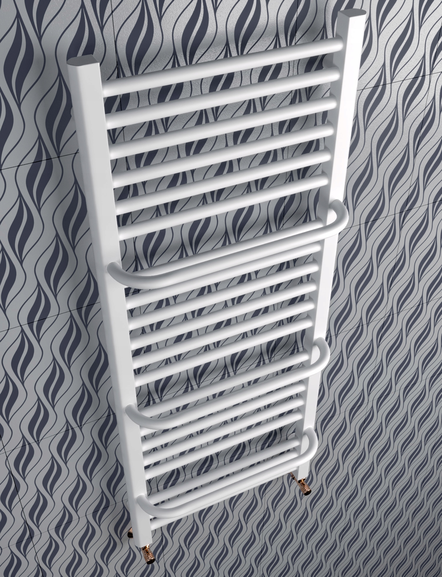 GRZEJNIK ŁAZIENKOWY -KATE 1350/650 BIAŁY MAT