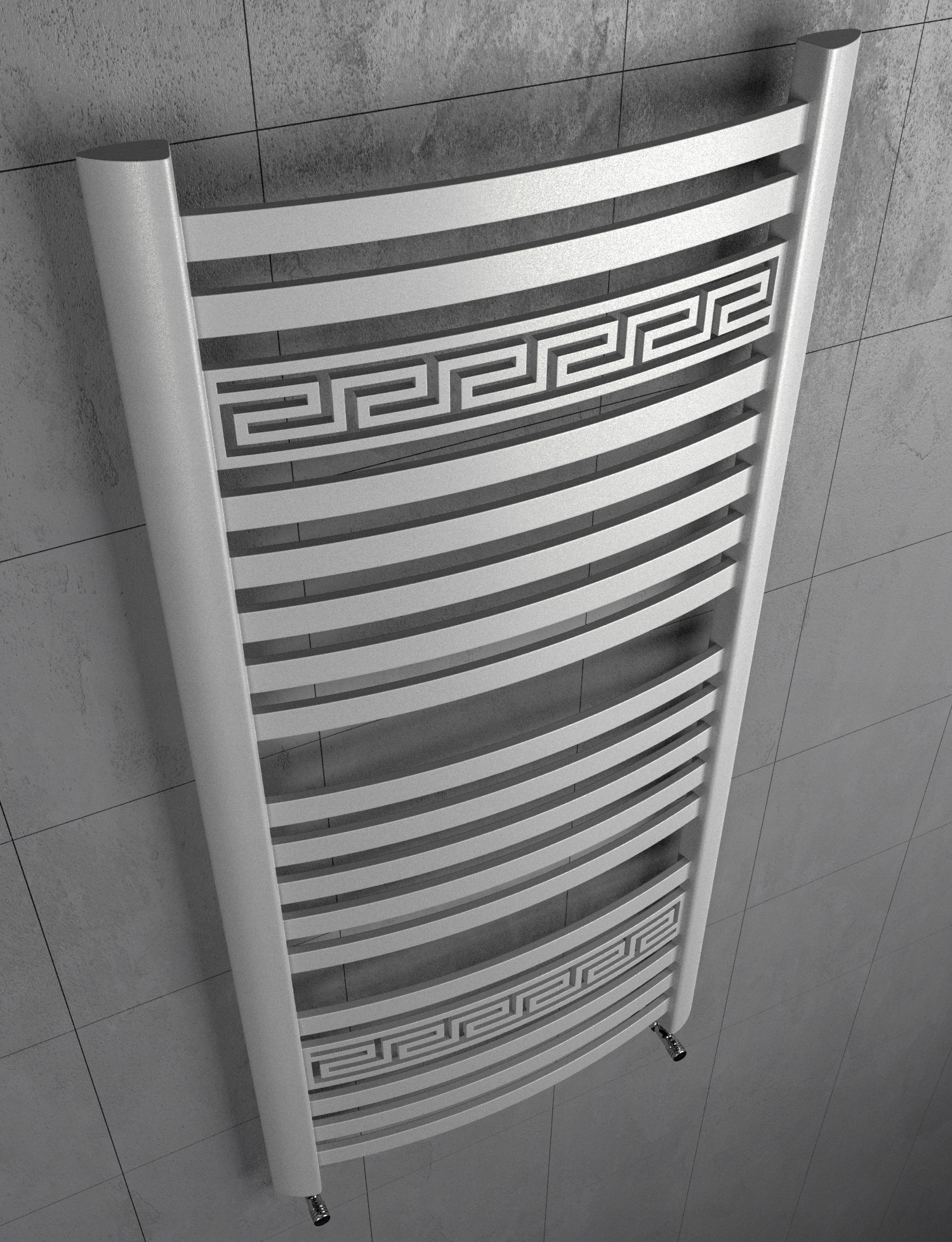 GRZEJNIK ŁAZIENKOWY -GREEK 1350/570 SREBRNY