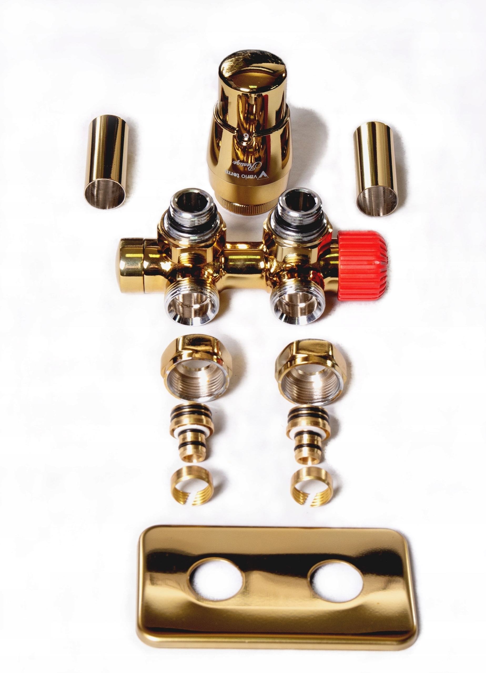 ZAWÓR TERMOSTATYCZNY TWINS ALL IN ONE - ZŁOTY