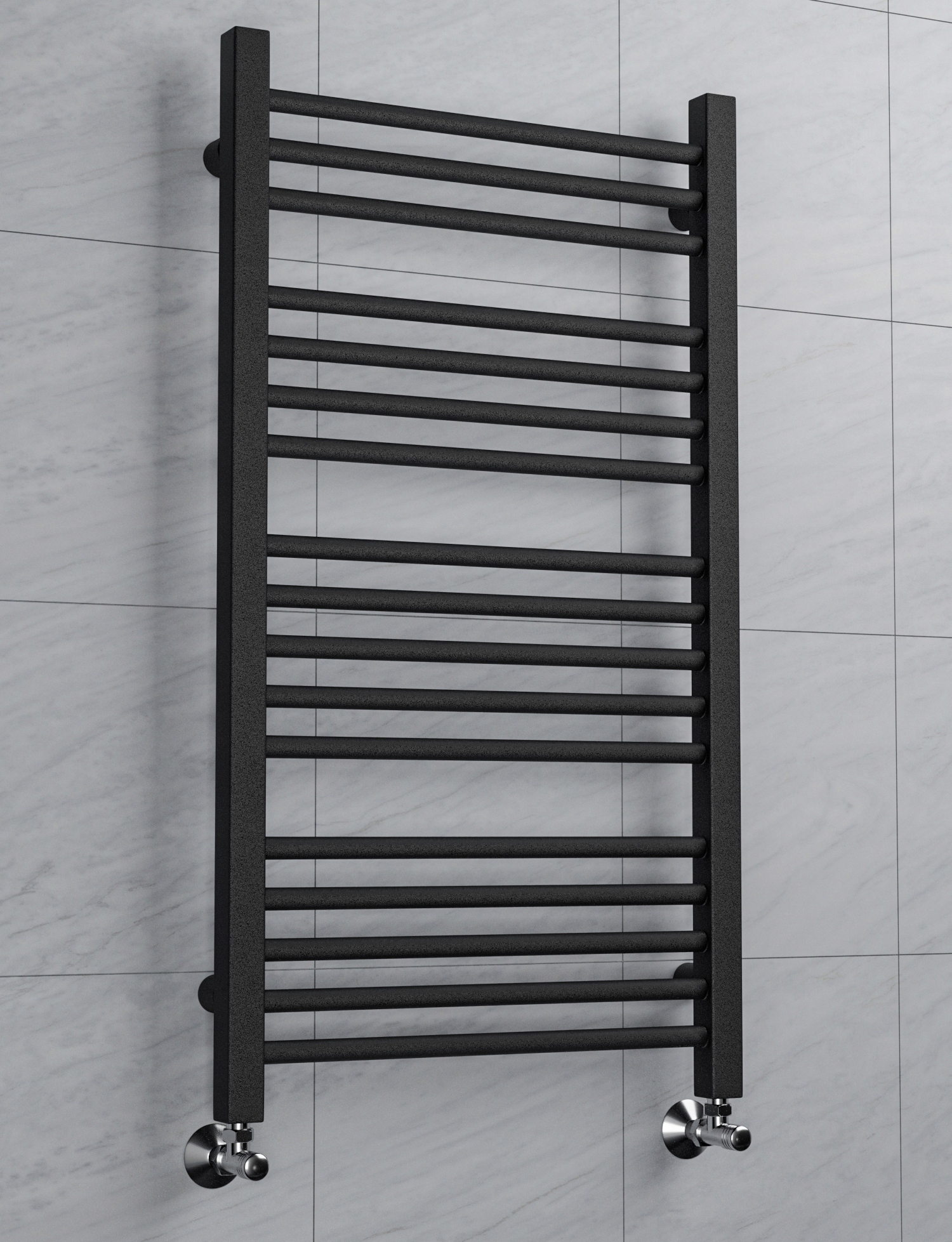 GRZEJNIK ŁAZIENKOWY -DRABINKA 1120/550 CZARNY STRU