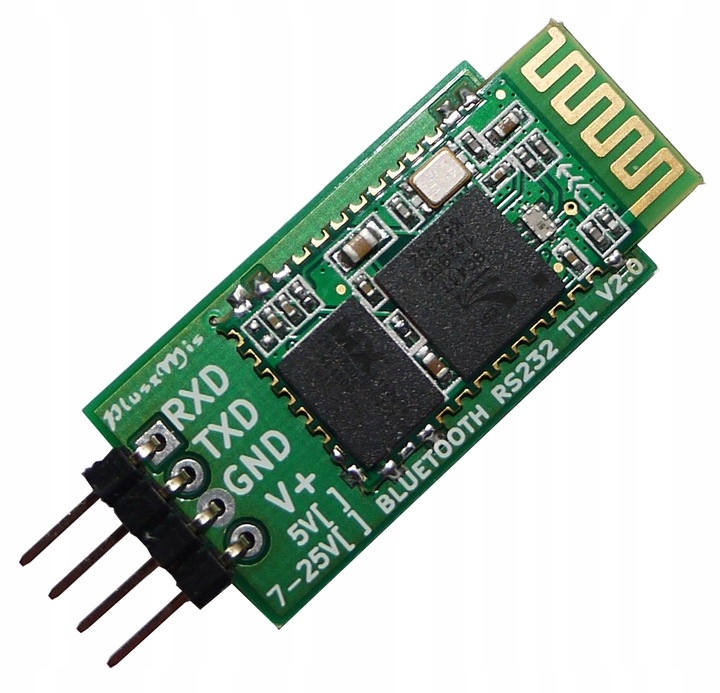 Moduł Bluetooth RS232 TTL 4 pin 7-25V TTL 5V Bufor