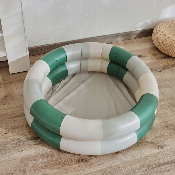 Basen dla Dzieci Brodzik Suchy Basen Basen Ogrodowy 90 cm – Zielony