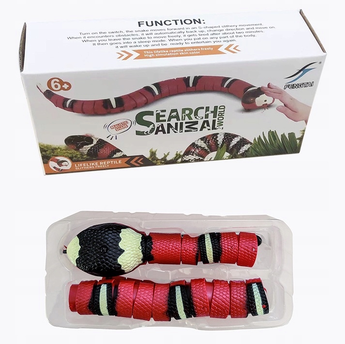 a toy snake in a box
