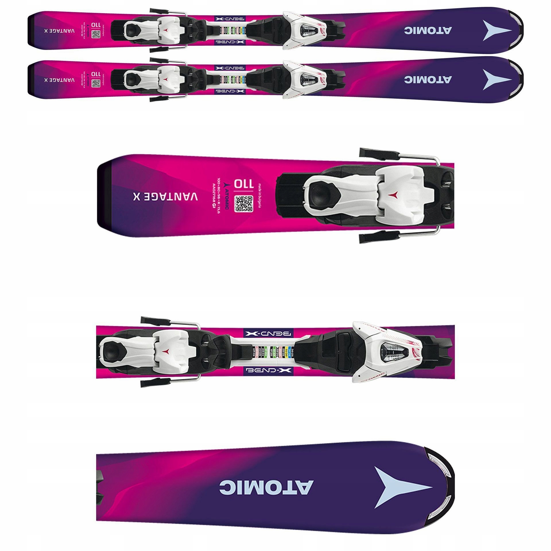 Narty Atomic Vantage X Dł. 140cm + Wiązania Atomic