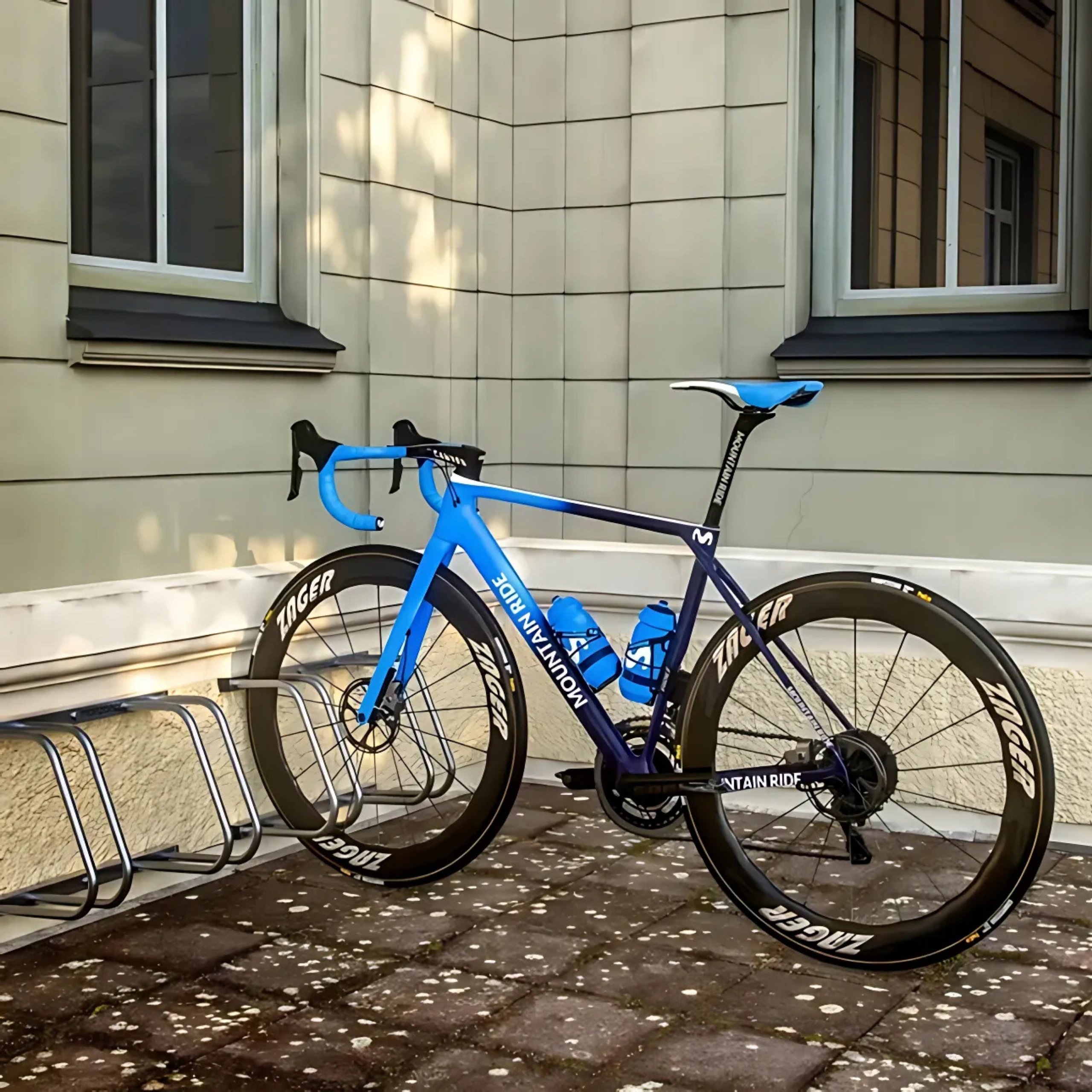 STOJAK NA ROWER ROWERY 5 STANOWISK ROWEROWY STAL OCYNKOWANA 154,5x33x27 cm