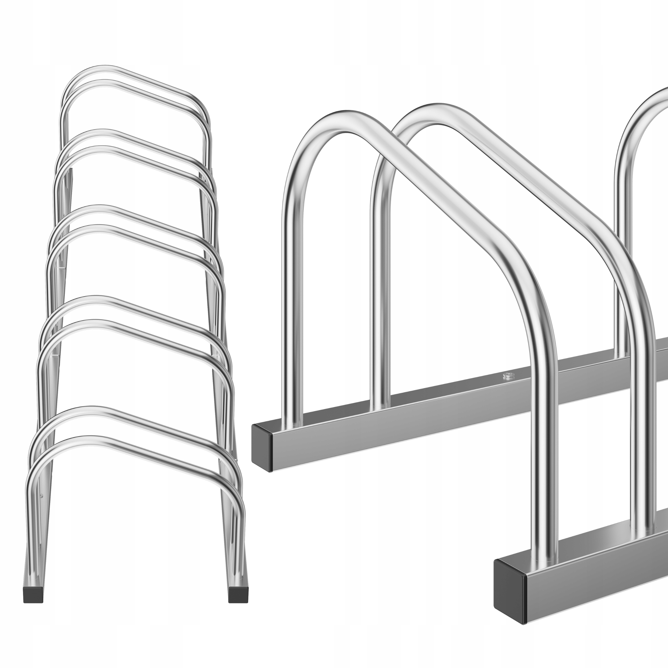 STOJAK NA ROWER ROWERY 5 STANOWISK ROWEROWY STAL OCYNKOWANA 154,5x33x27 cm
