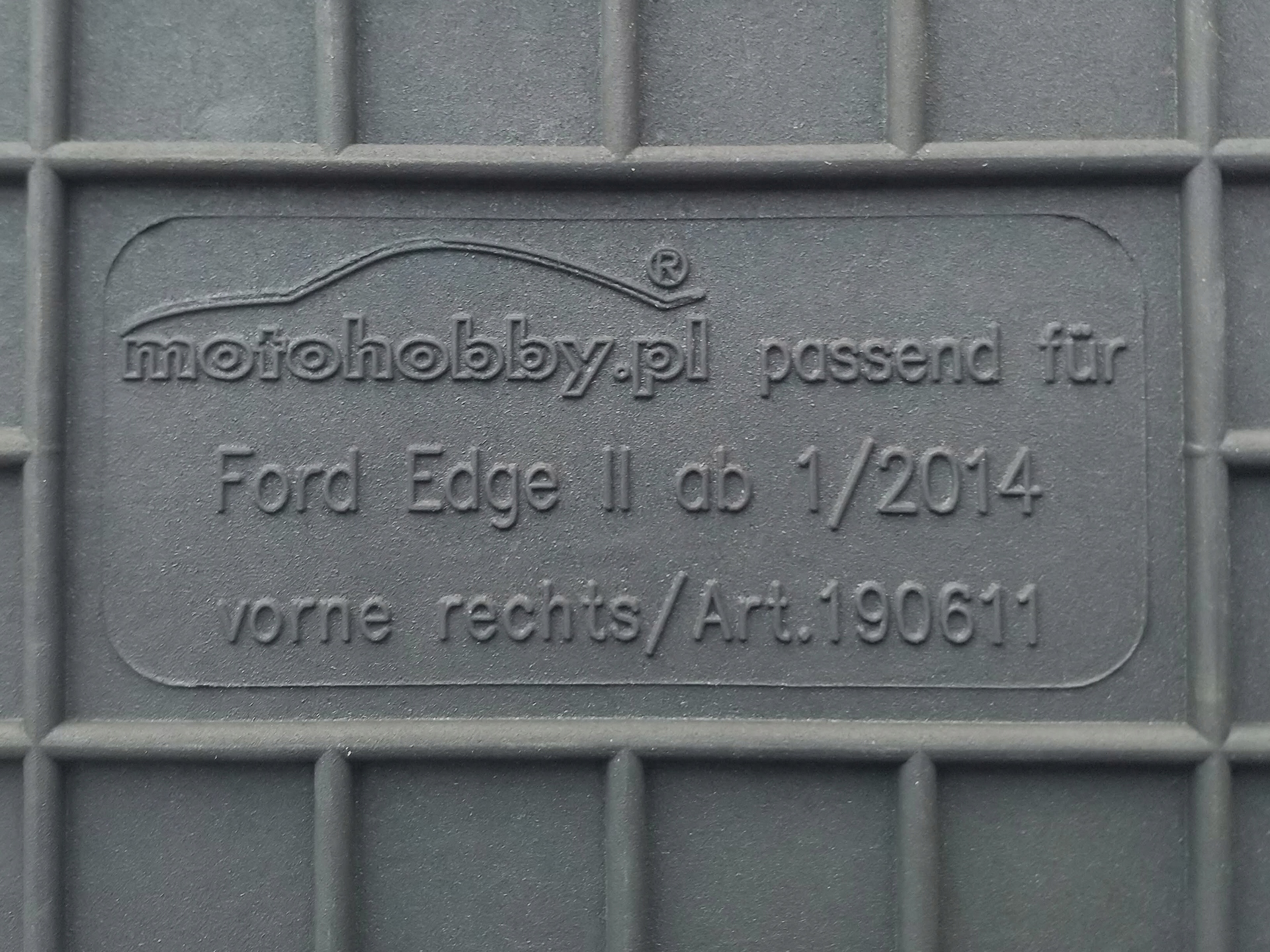 DYWANIKI GUMOWE dedykowane do VW eGolf od 2018 r