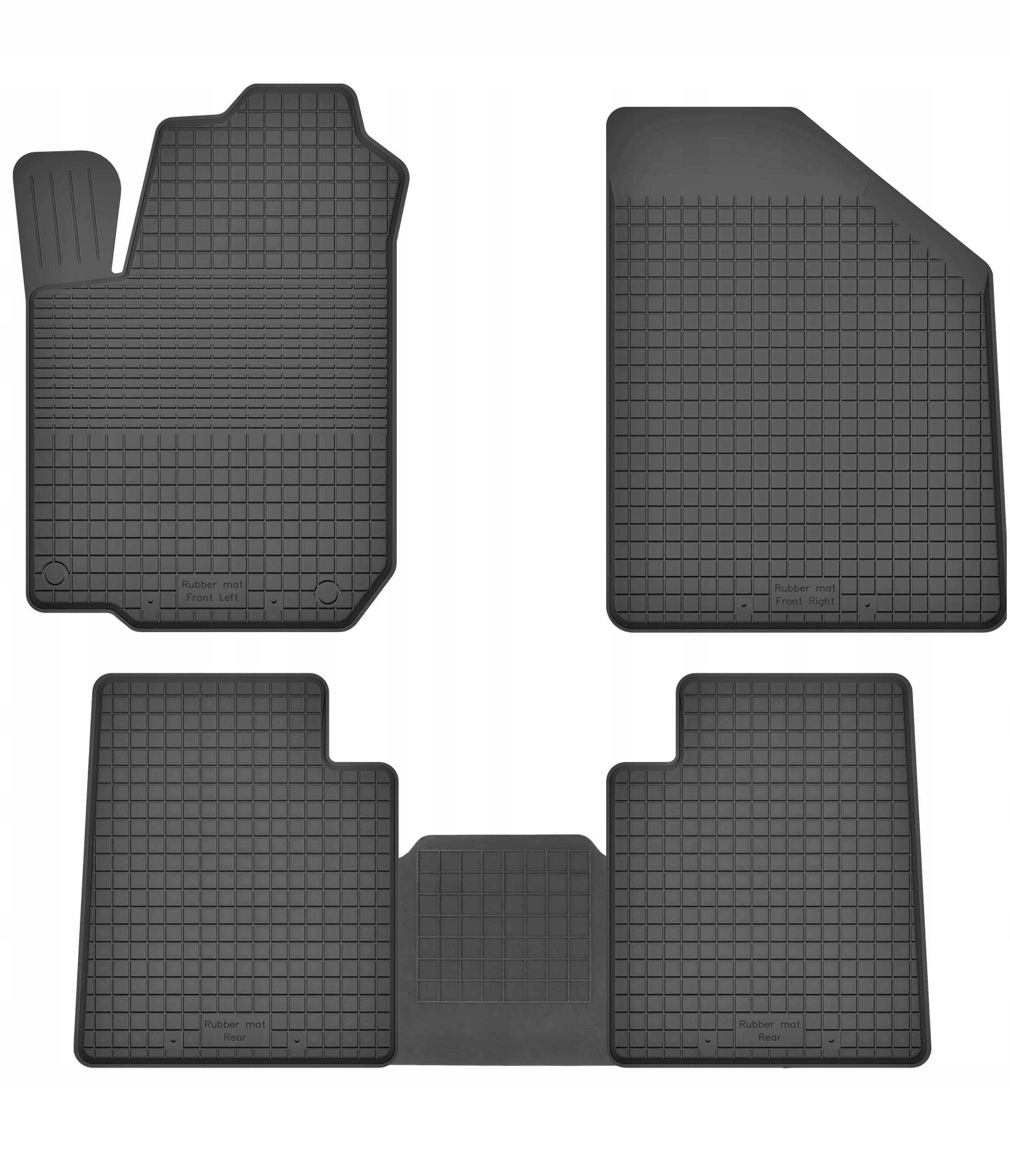 Dywaniki gumowe do Kia Rio I 1 TUNEL