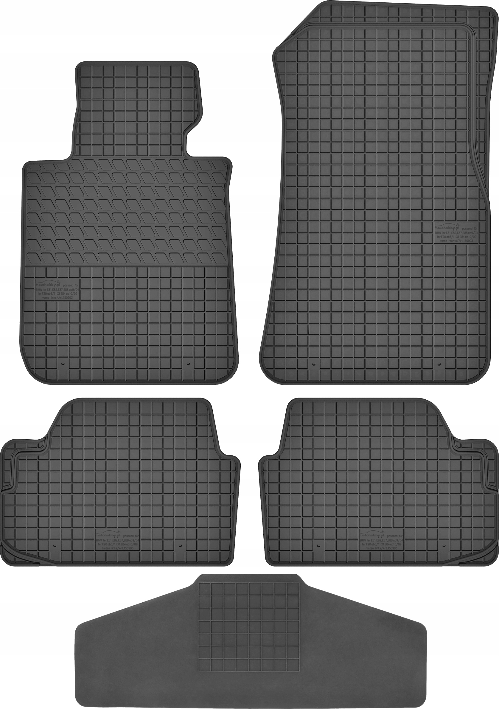 Dywaniki dedykowane do BMW 1 F20 TUNEL