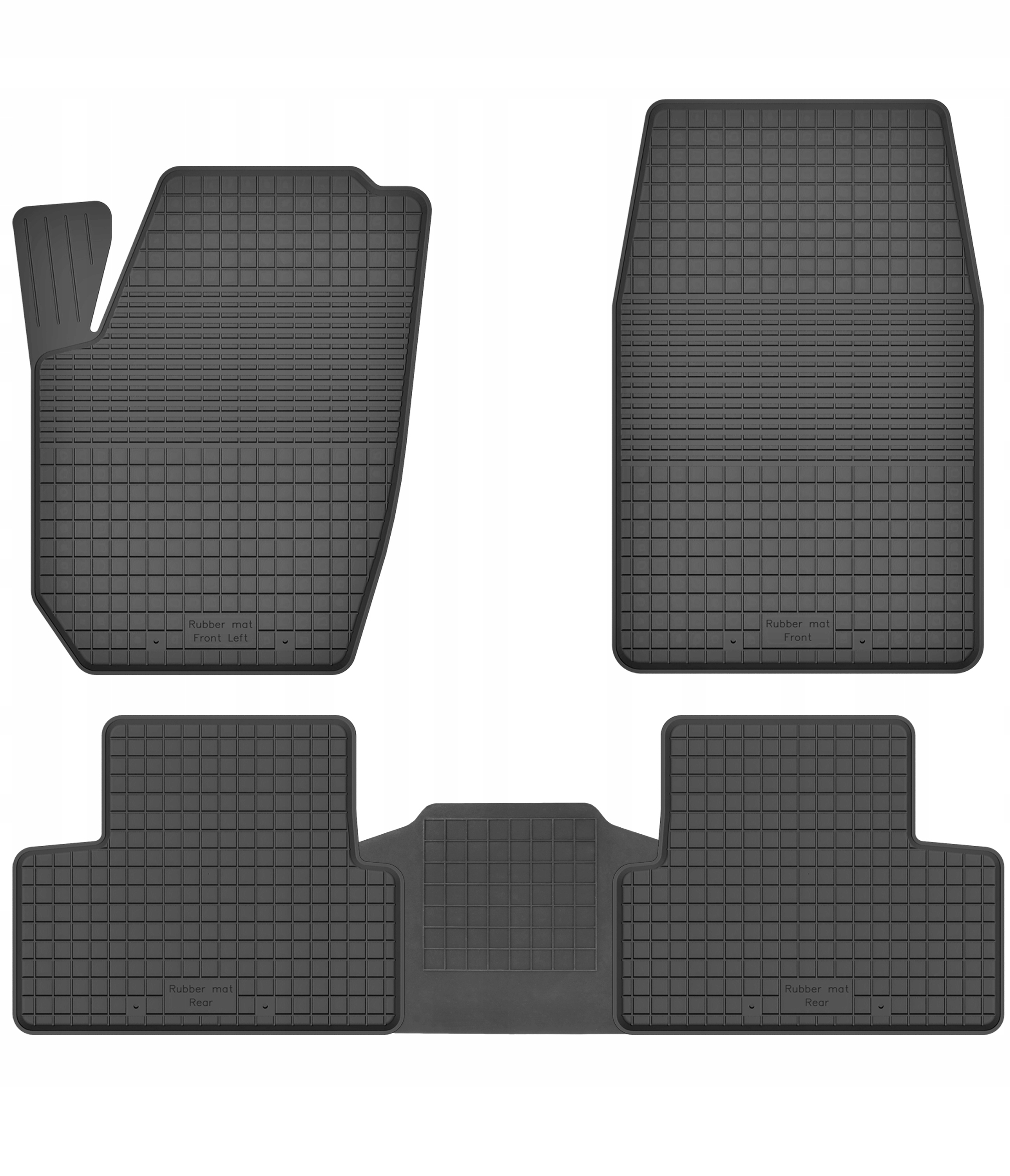 Dywaniki gumowe do Citroen DS3 TUNEL