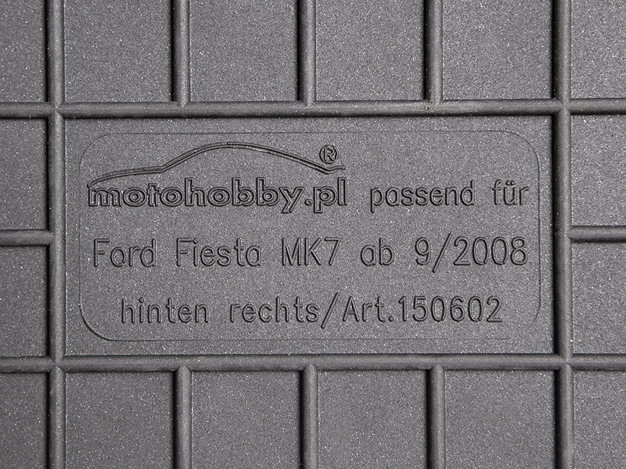 Mazda 2 II 07-14 DYWANIKI GUMOWE PRZÓD DEDYKOWANE