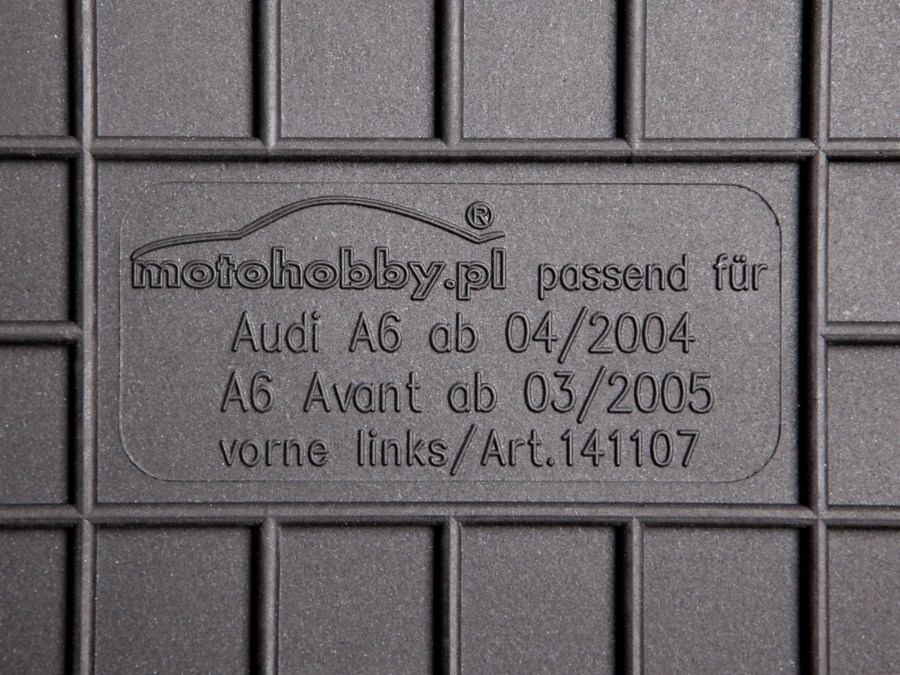 Audi A6 C6 04-06 DYWANIKI GUMOWE PRZODY DEDYKOWANE