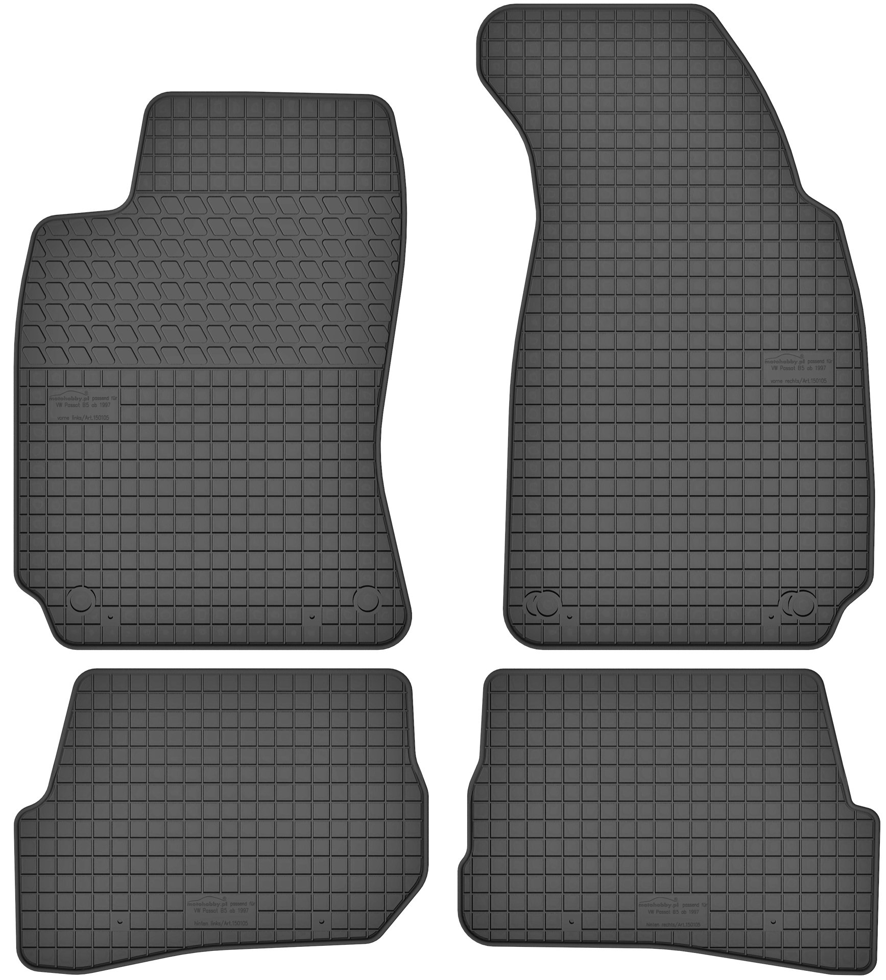 VW Passat B5 (97-05) DYWANIKI GUMOWE DEDYKOWANE