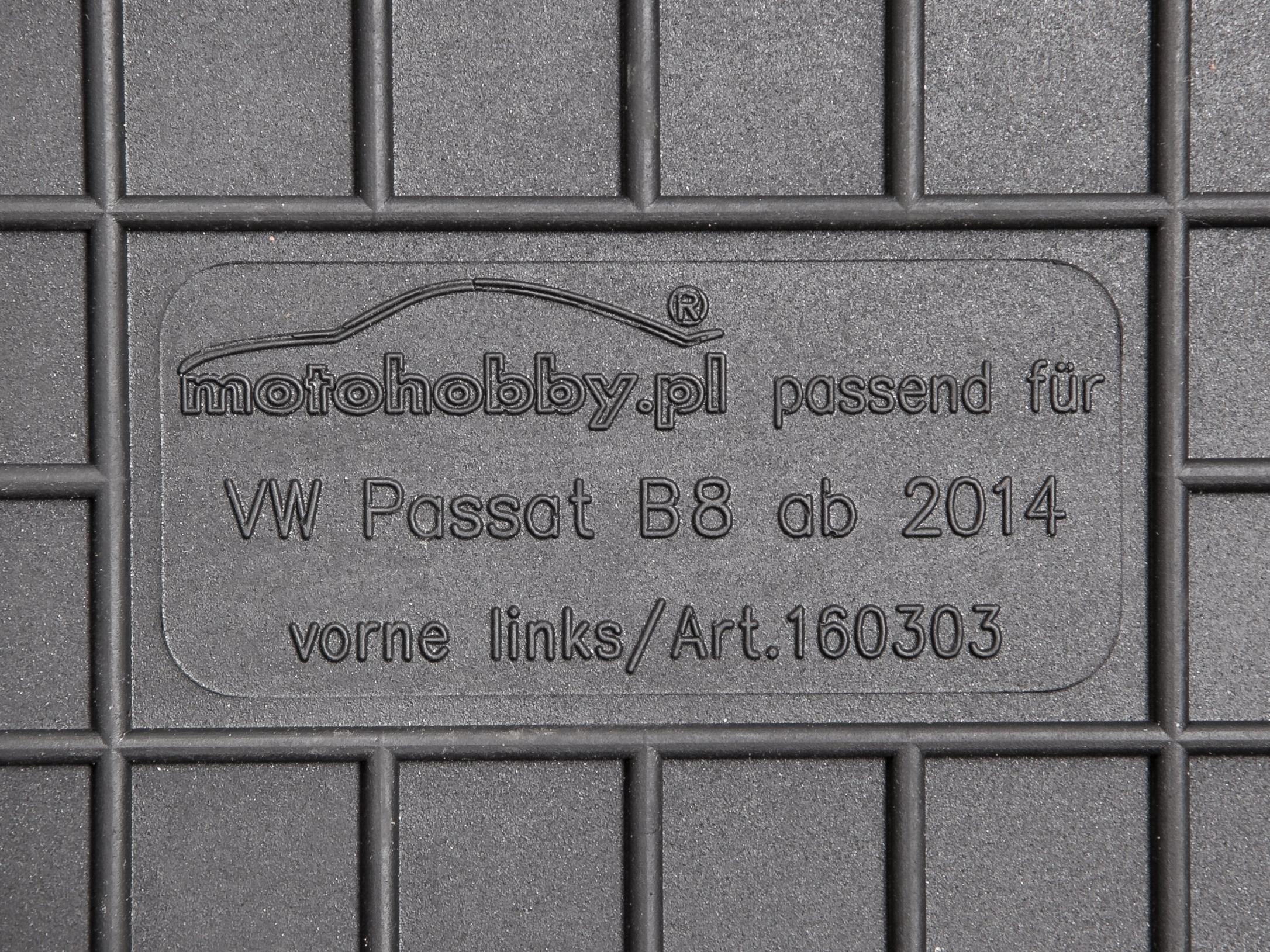 VW Tiguan II (od 16) DYWANIKI GUMOWE DEDYKOWANE