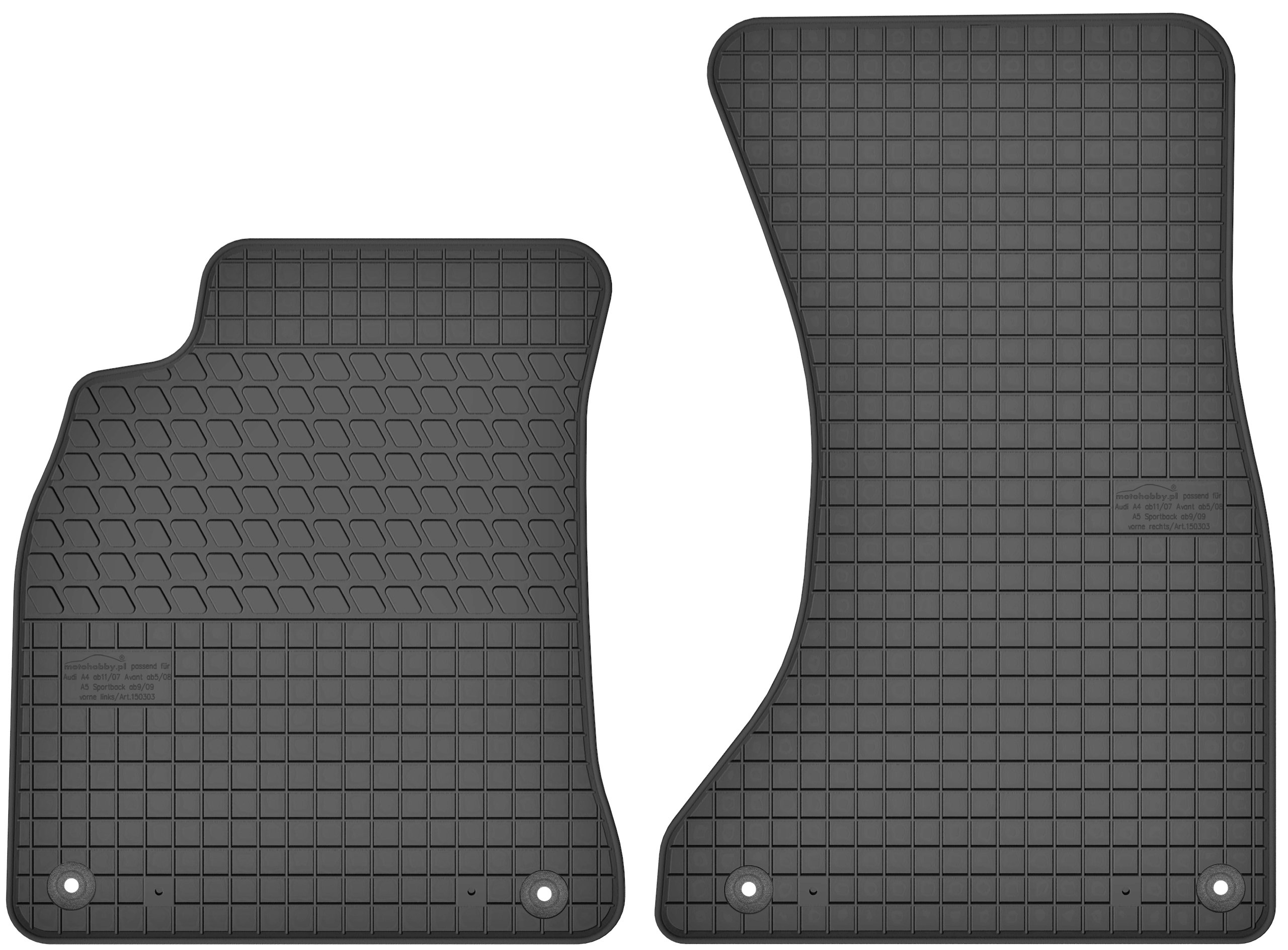 Audi A4 B8 08-15 DYWANIKI GUMOWE PRZÓD DEDYKOWANE