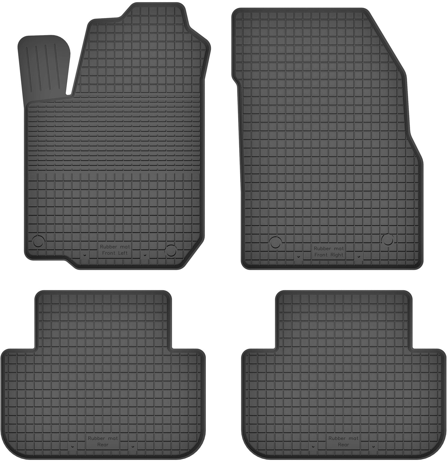 Peugeot 5008 I (09-17) DYWANIKI SAMOCHODOWE GUMOWE