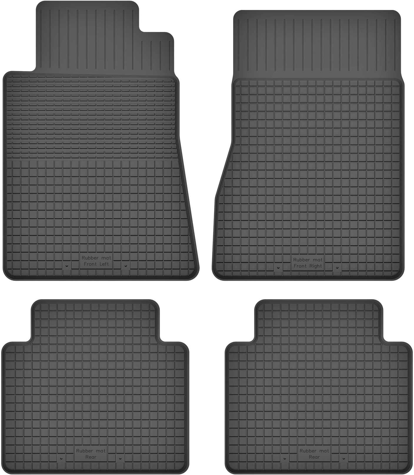 Renault Safrane (92-00) DYWANIKI GUMOWE KORYTKOWE