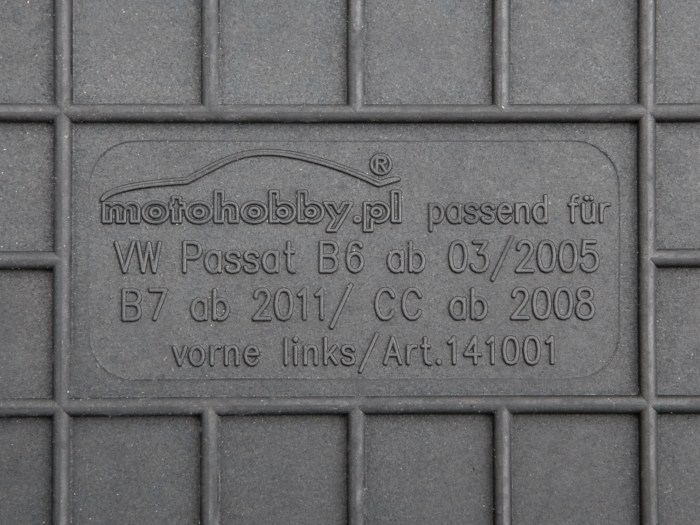 VW Passat B6 (05-10) DYWANIKI GUMOWE DEDYKOWANE