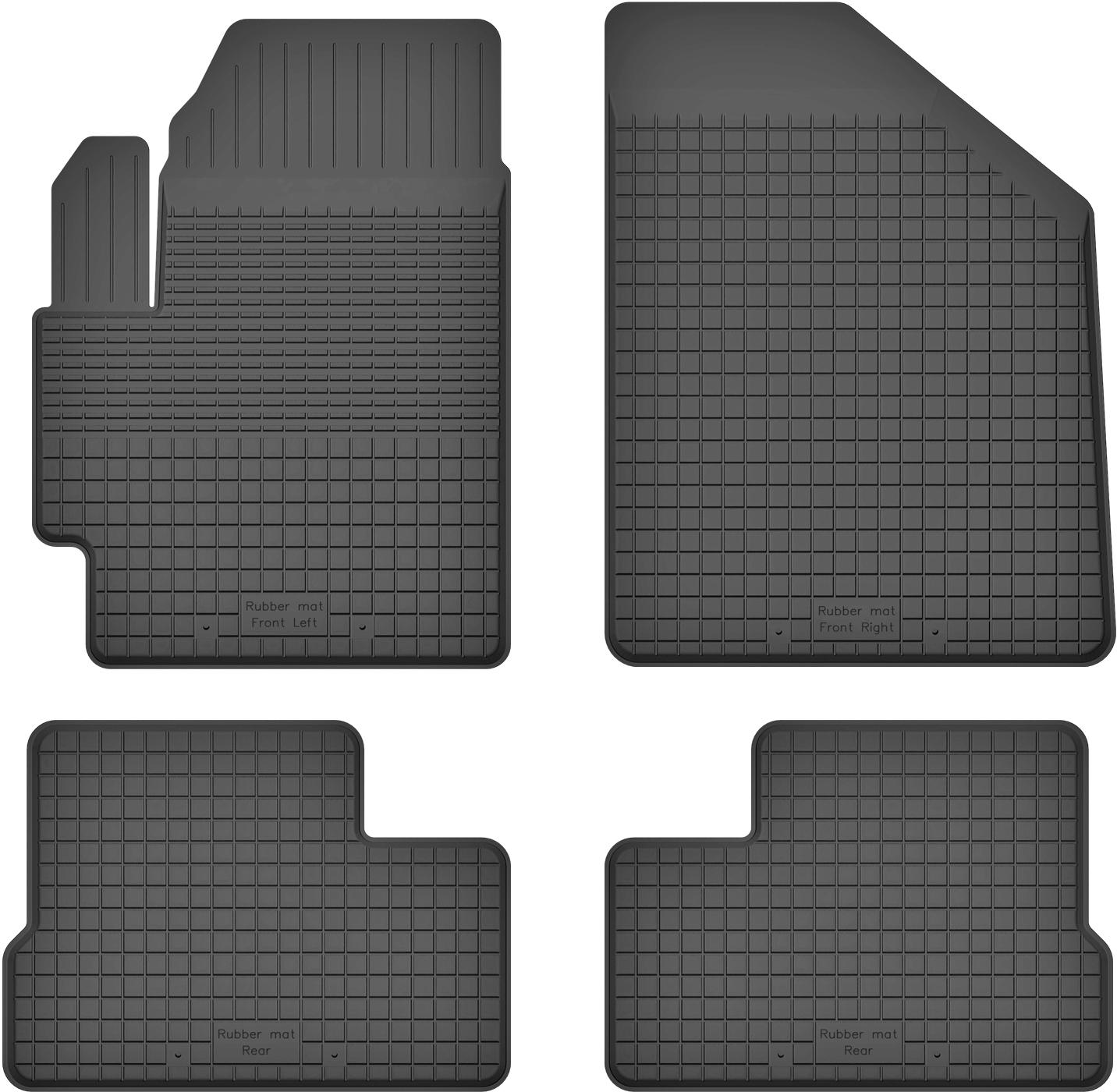 Suzuki Splash (08-14) DYWANIKI GUMOWE KORYTKOWE