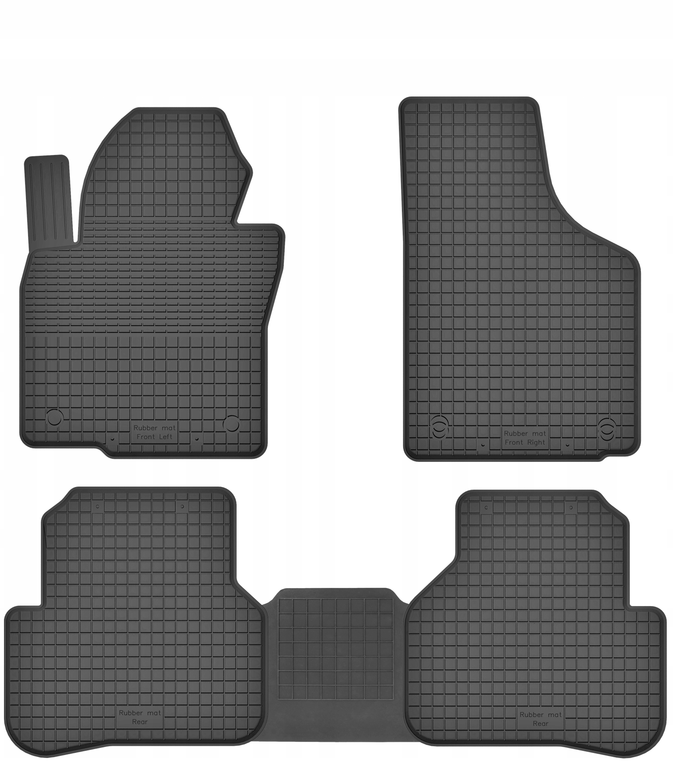 Dywaniki gumowe do VW Volkswagen Passat CC TUNEL