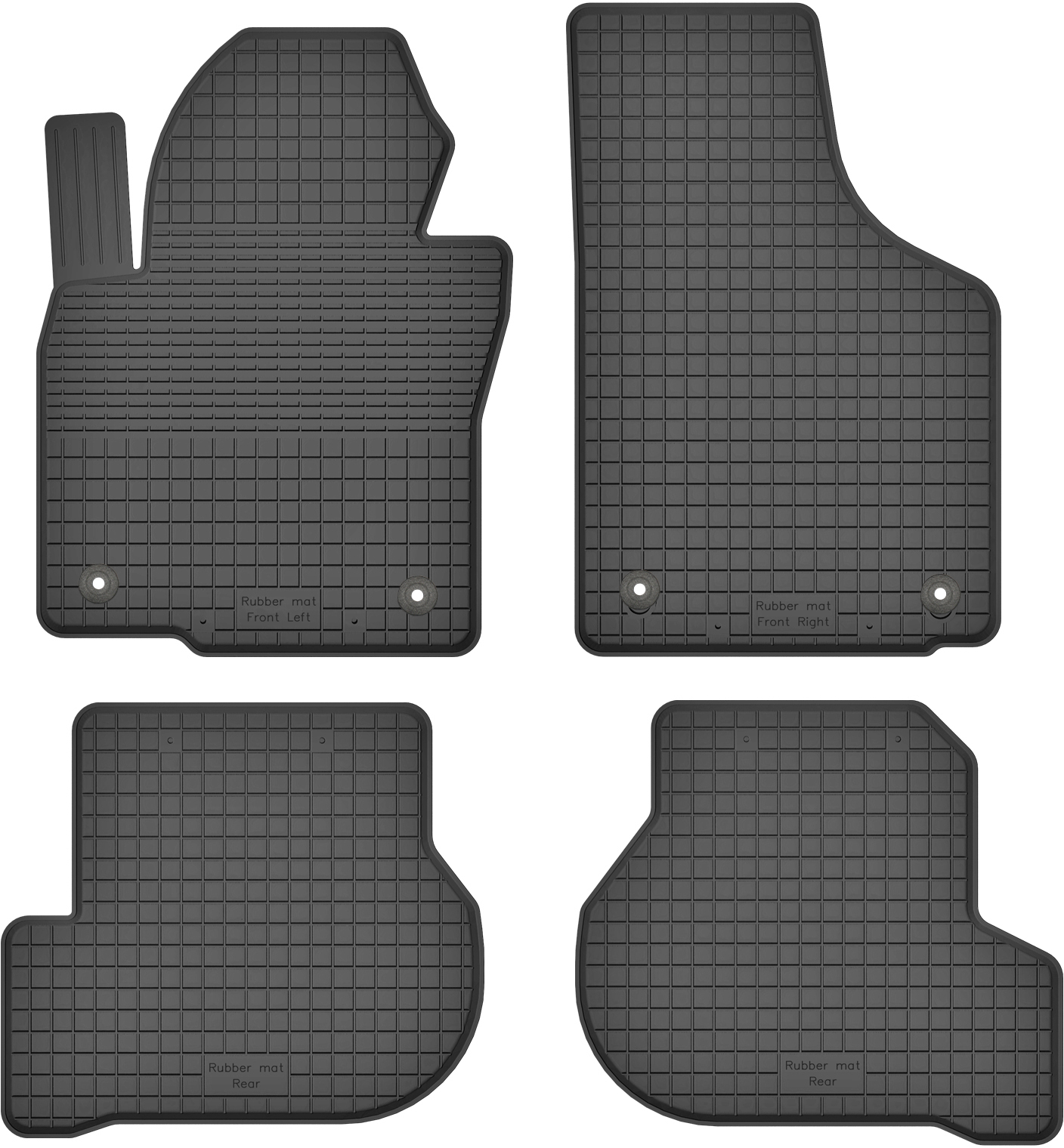 VW Golf V (03-08) DYWANIKI GUMOWE RANT + STOPERY!