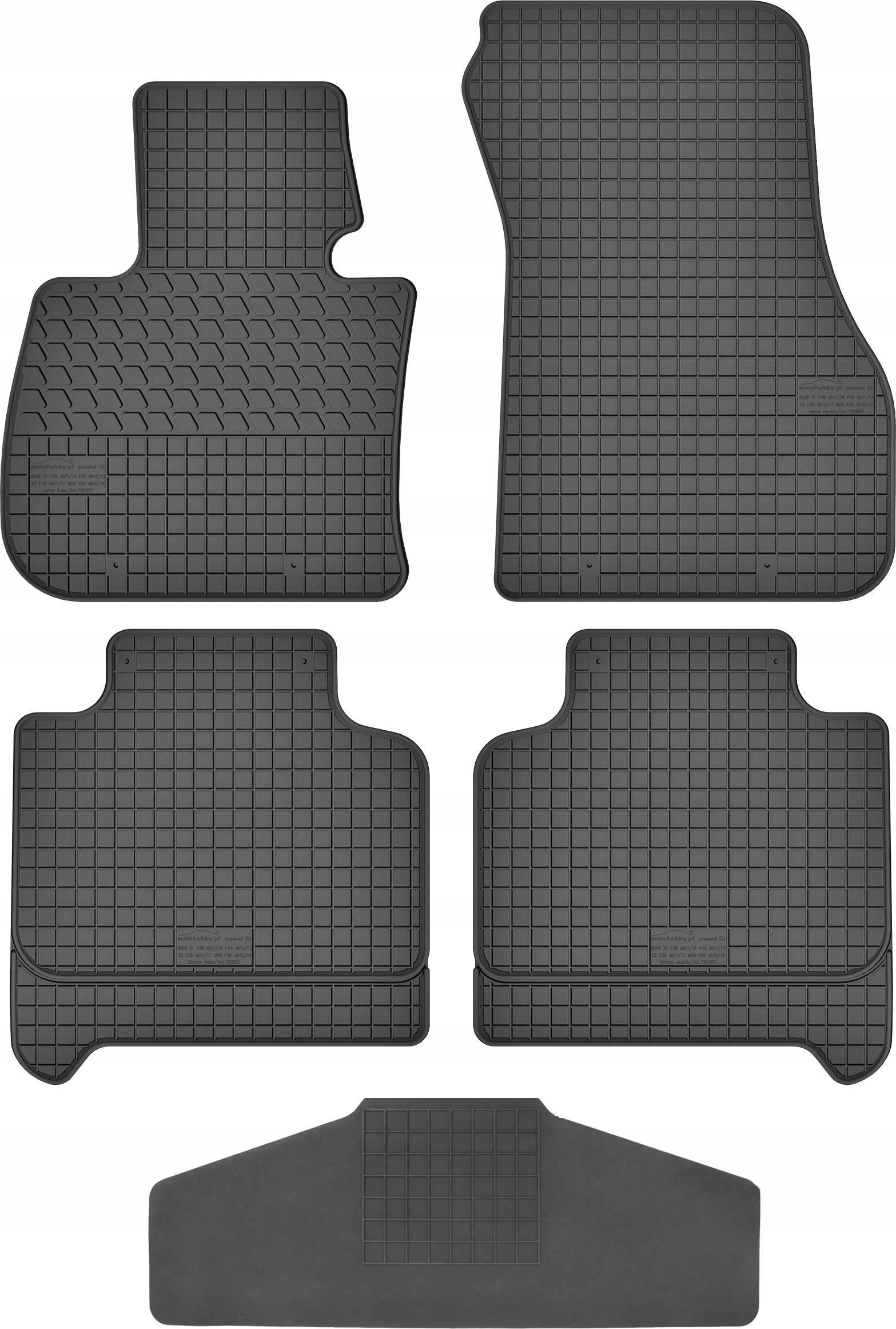 Dywaniki dedykowane do BMW X2 F39 TUNEL
