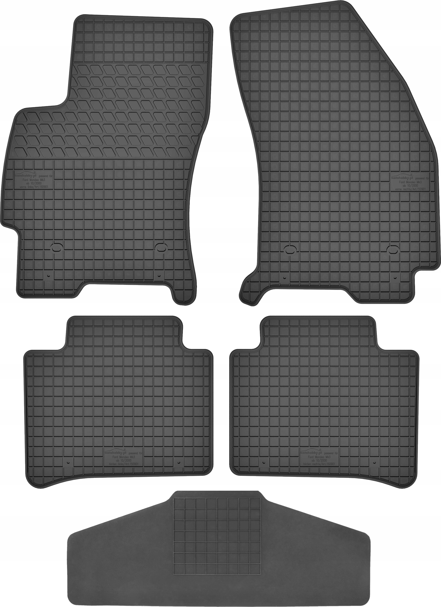 Dywaniki dedykowane do Ford Mondeo MK3 TUNEL