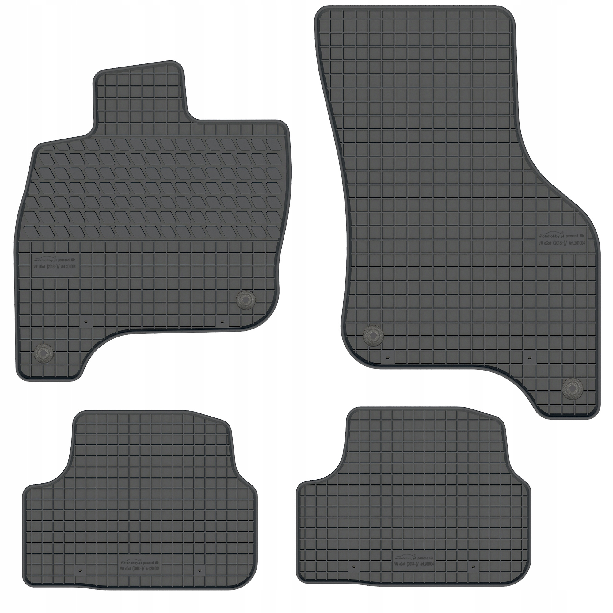 DYWANIKI GUMOWE dedykowane do VW eGolf od 2018 r