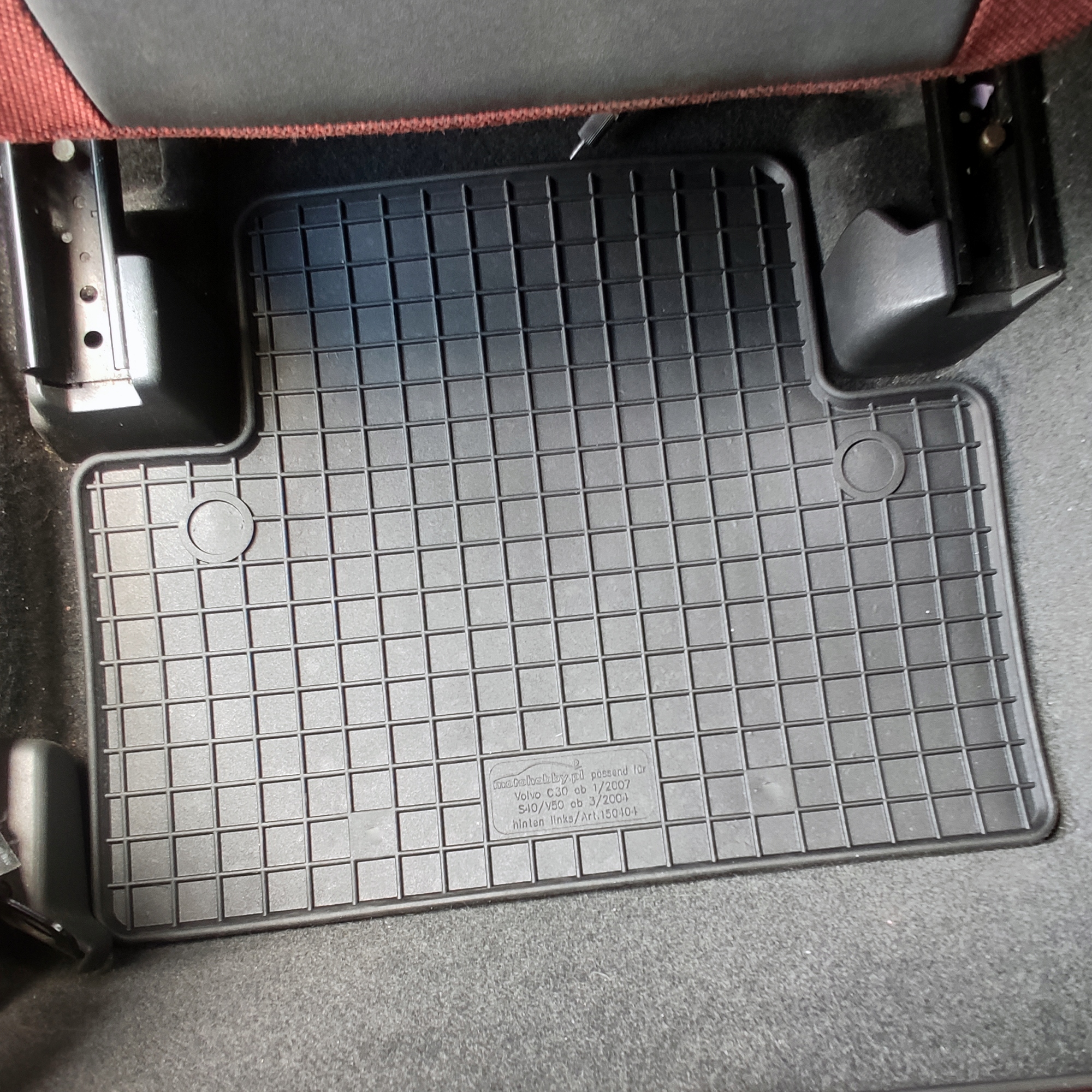 Volvo C30 06-12 DYWANIKI GUMOWE DEDYKOWANE STOPERY