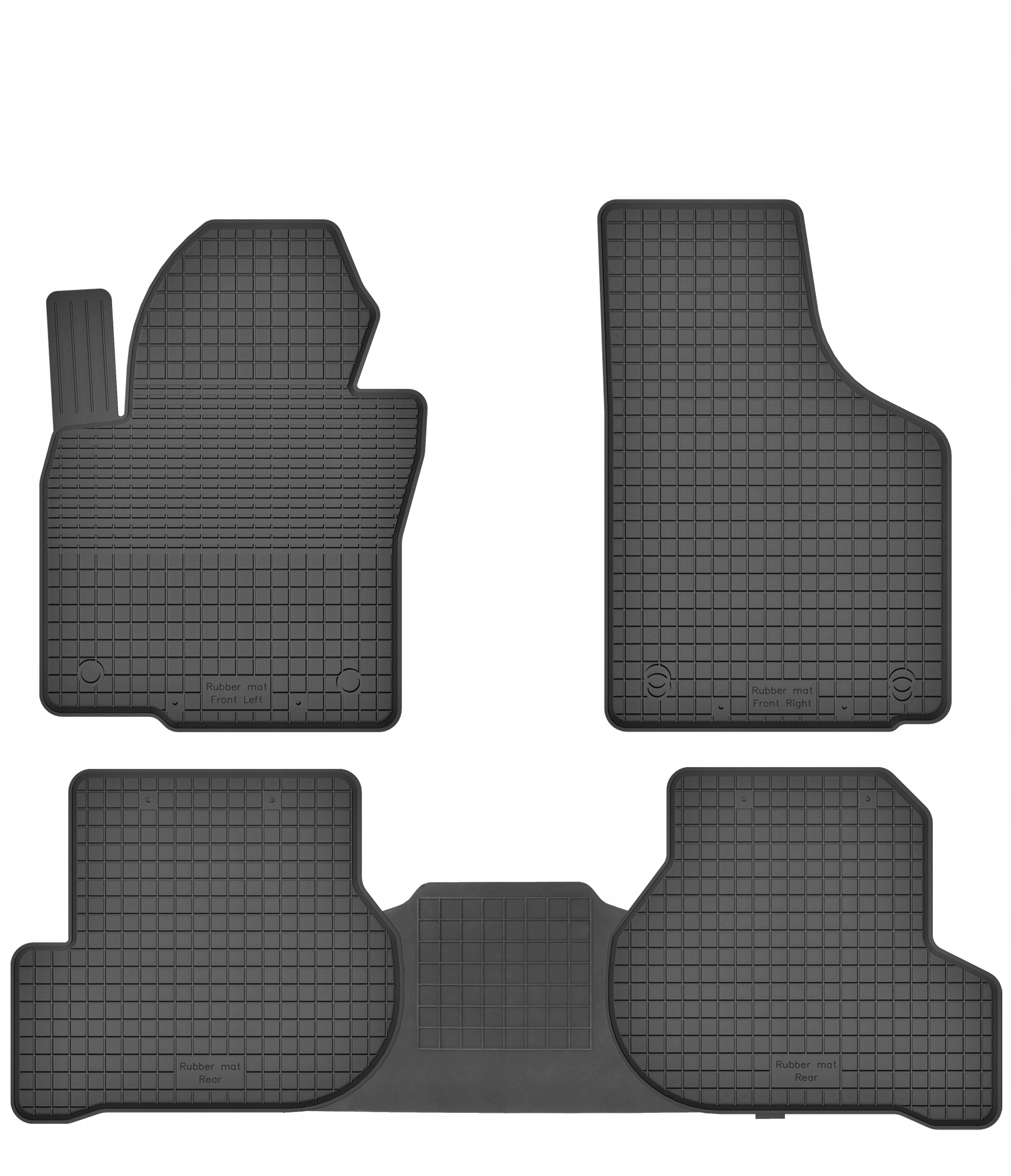 Dywaniki gumowe do Seat Leon II / 2 TUNEL