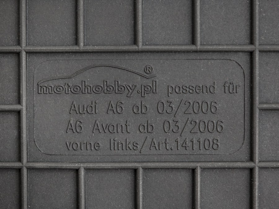 Audi A6 C6 (2006-2011) DYWANIKI GUMOWE DEDYKOWANE