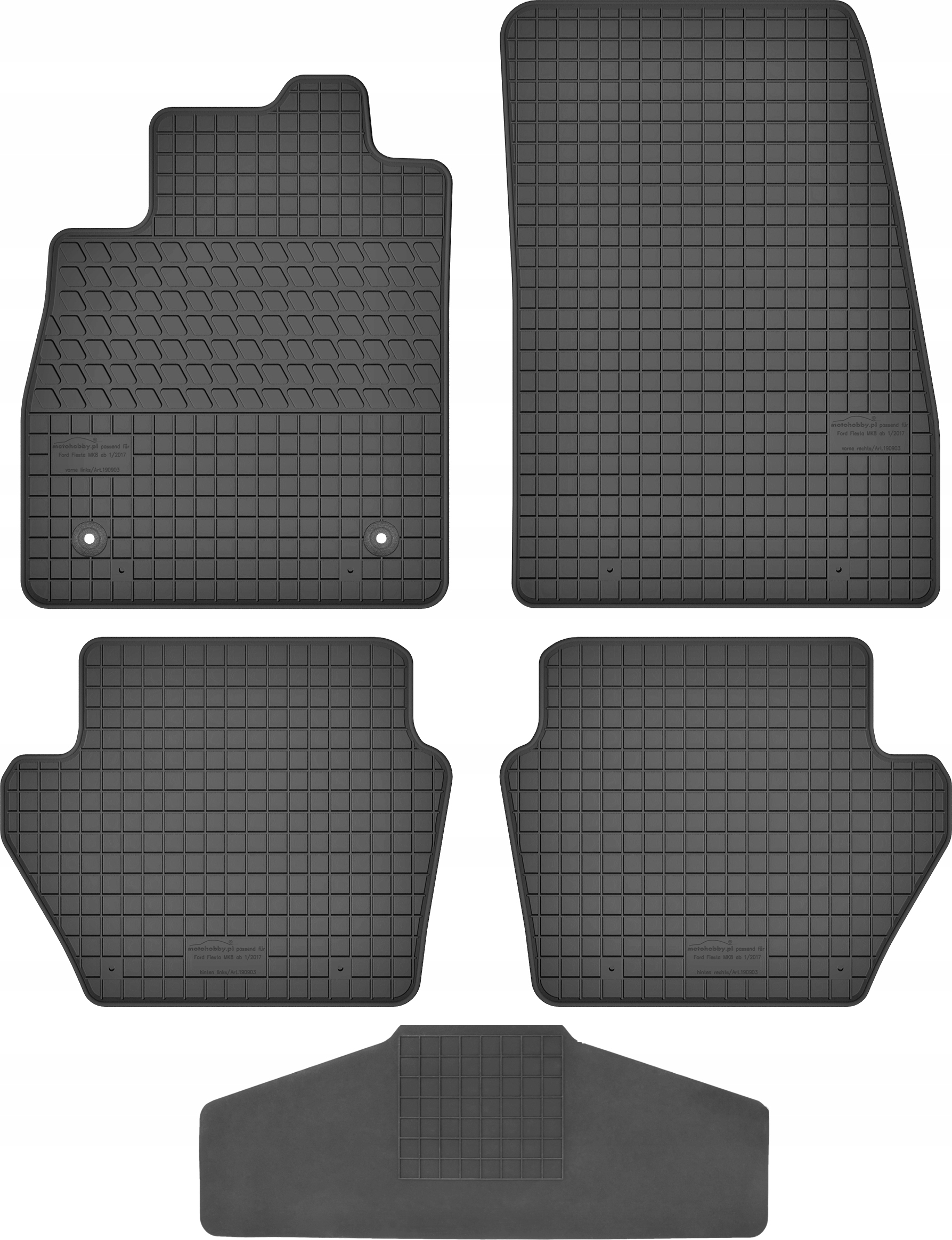 Dywaniki dedykowane do Ford Puma TUNEL