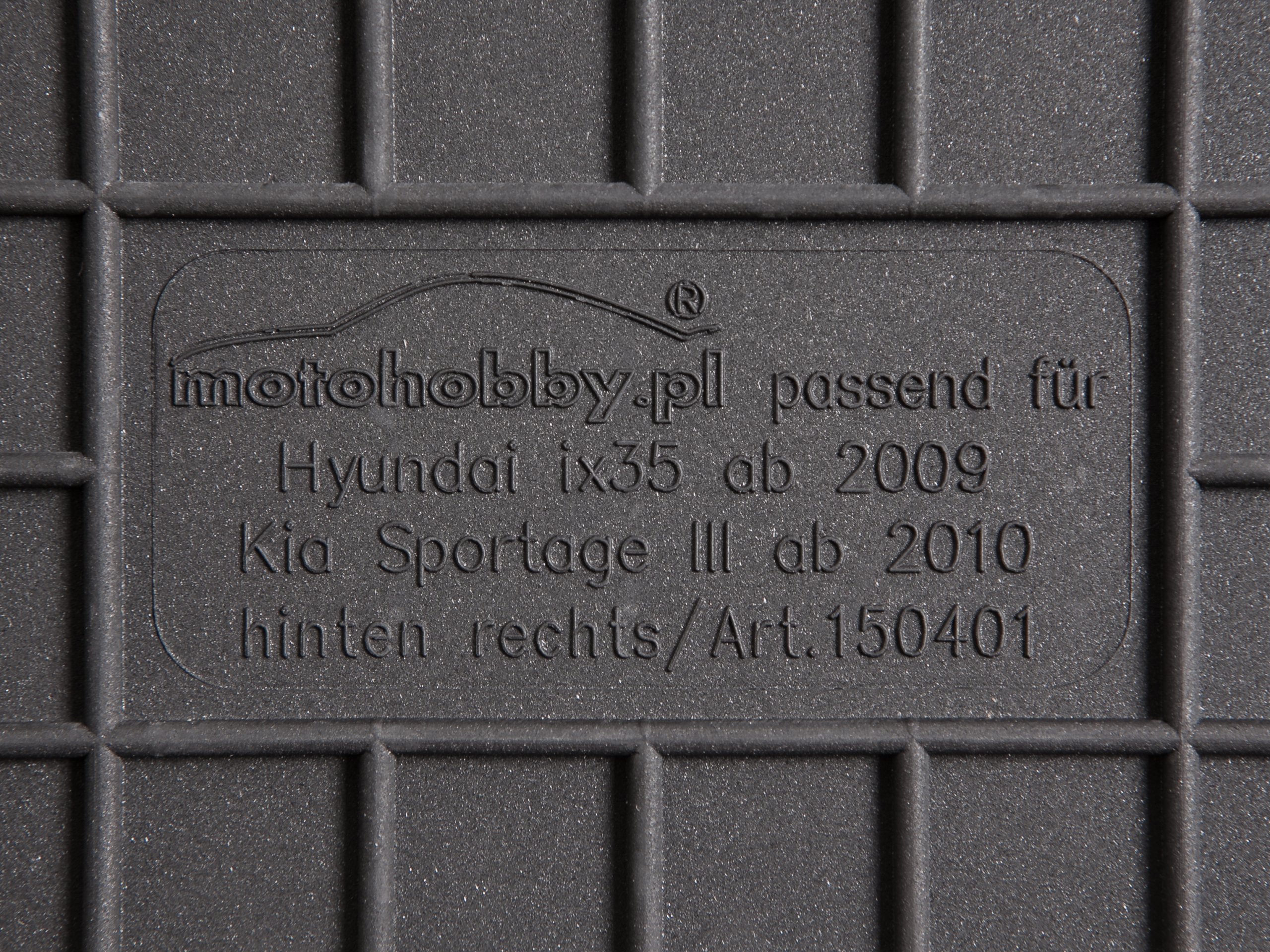 Hyundai Tucson II DYWANIKI GUMOWE PRZÓD DEDYKOWANE