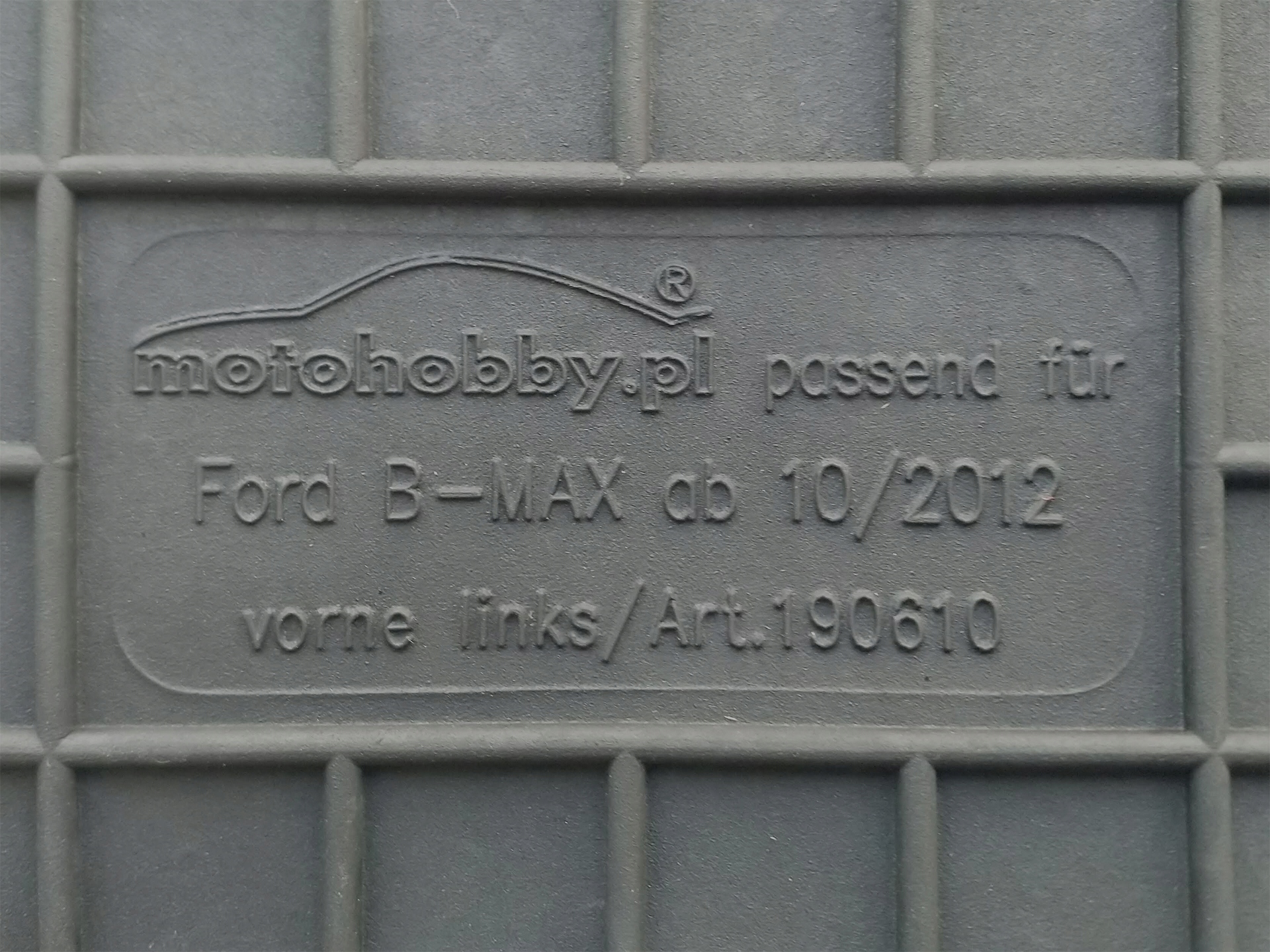 Ford B-Max (2012-2017) DYWANIKI GUMOWE STOPERY