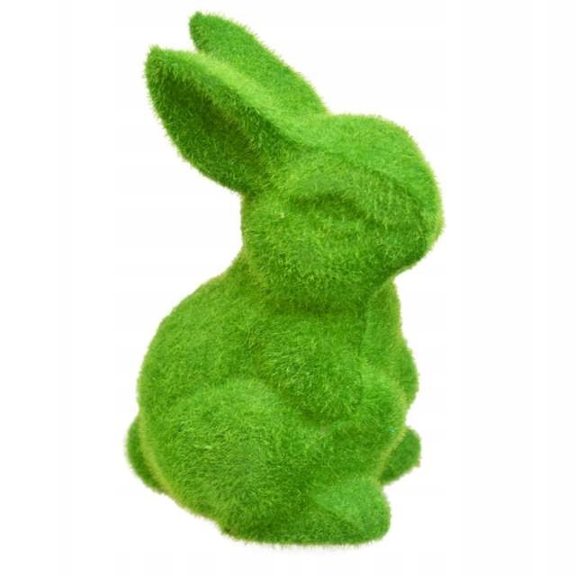 Zajączek wielkanocny dekoracyjny z mchu 9 cm figurka zając