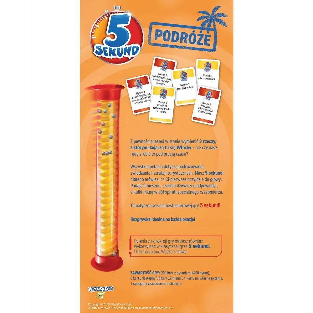 TREFL GRA 5 SEKUND PODRÓŻE DODATEK